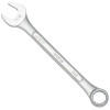 Close up of Jet SAE combination wrench chrome vanadium steel construction.