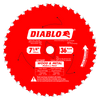 Diablo D0736GPA 7-1/4-inch 36-Tooth Wood and Metal Saw Blade featuring red Perma-Shield coating and Cermet II Carbide teeth.