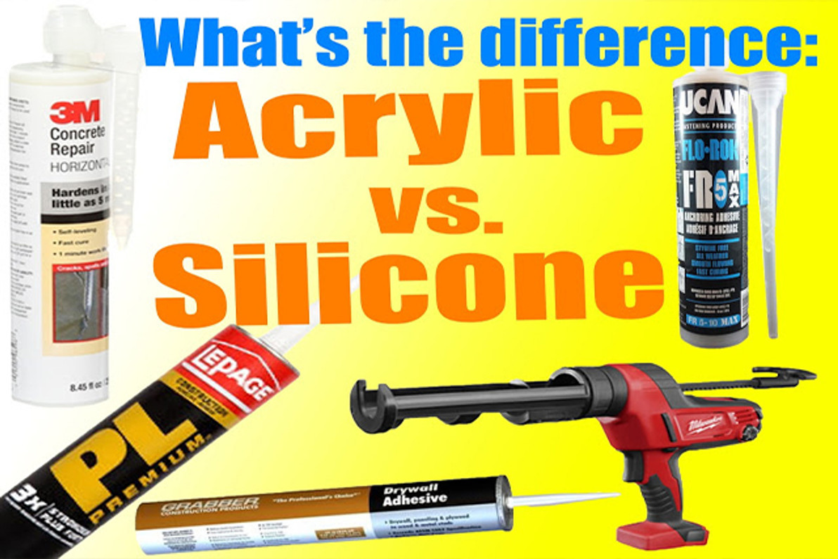 What's the Different Between Acrylic and Silicone Caulk?