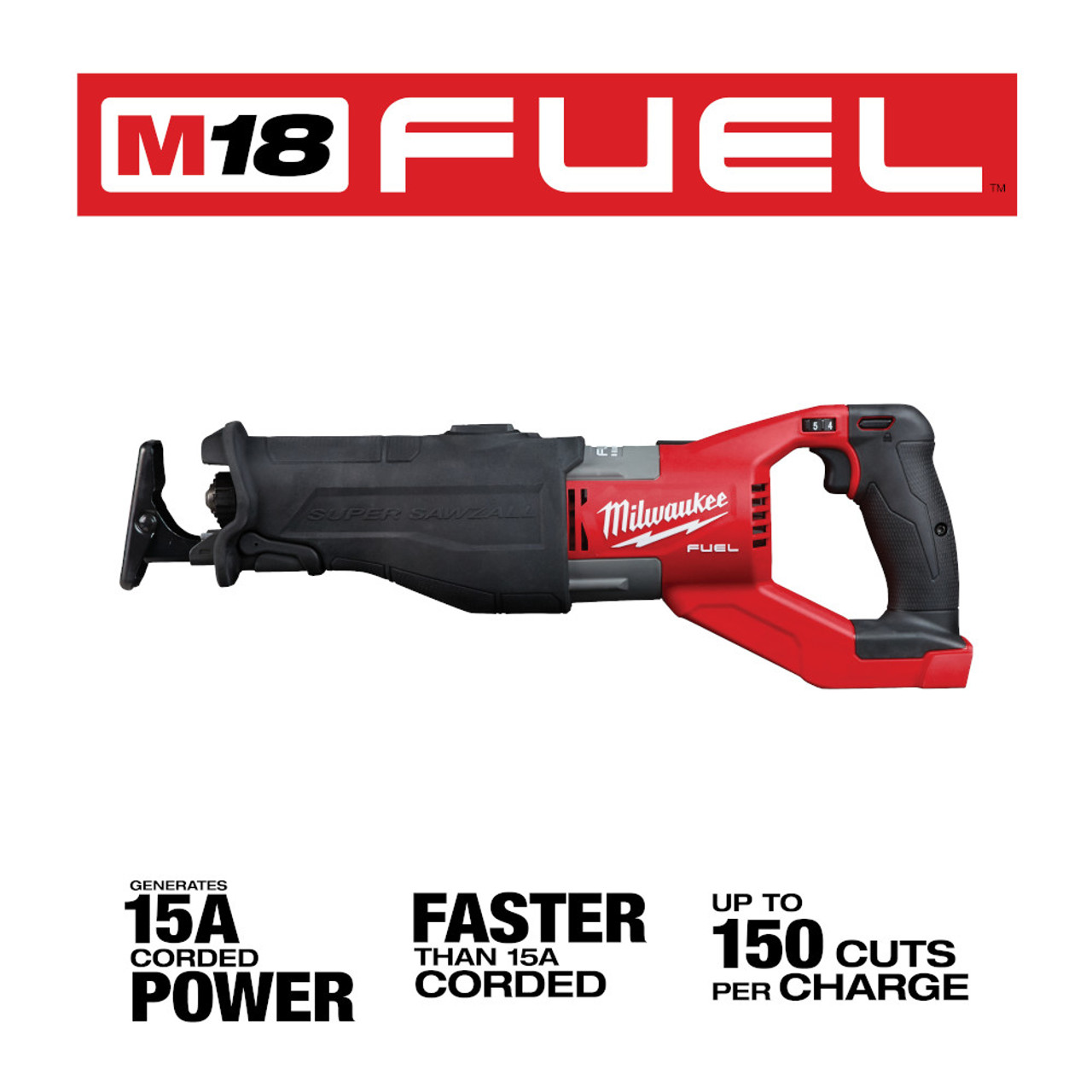 M18 FUEL 18 Volt Lithium-Ion Brushless Cordless SUPER SAWZALL