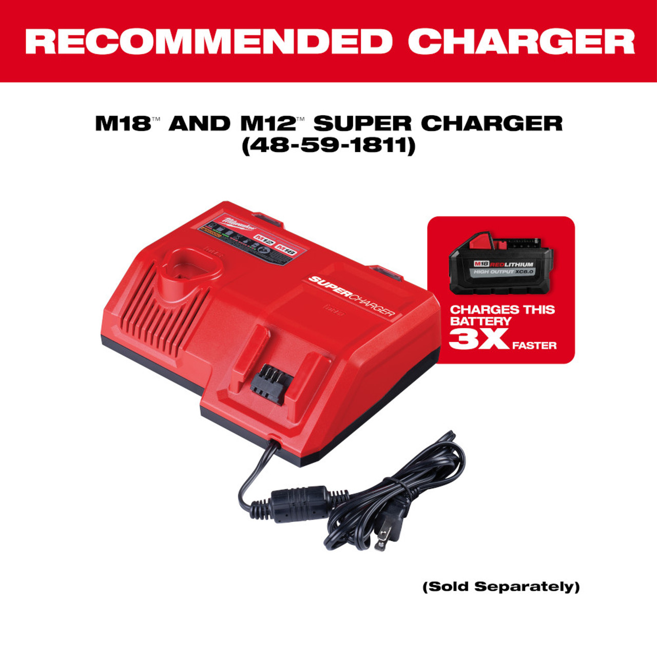 M18 18 Volt Lithium-Ion Cordless REDLITHIUM HIGH OUTPUT XC8.0 Battery