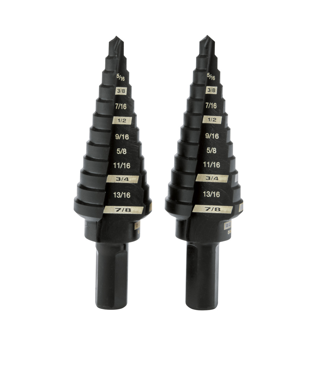 2-Piece #4 Step Drill Bit Set