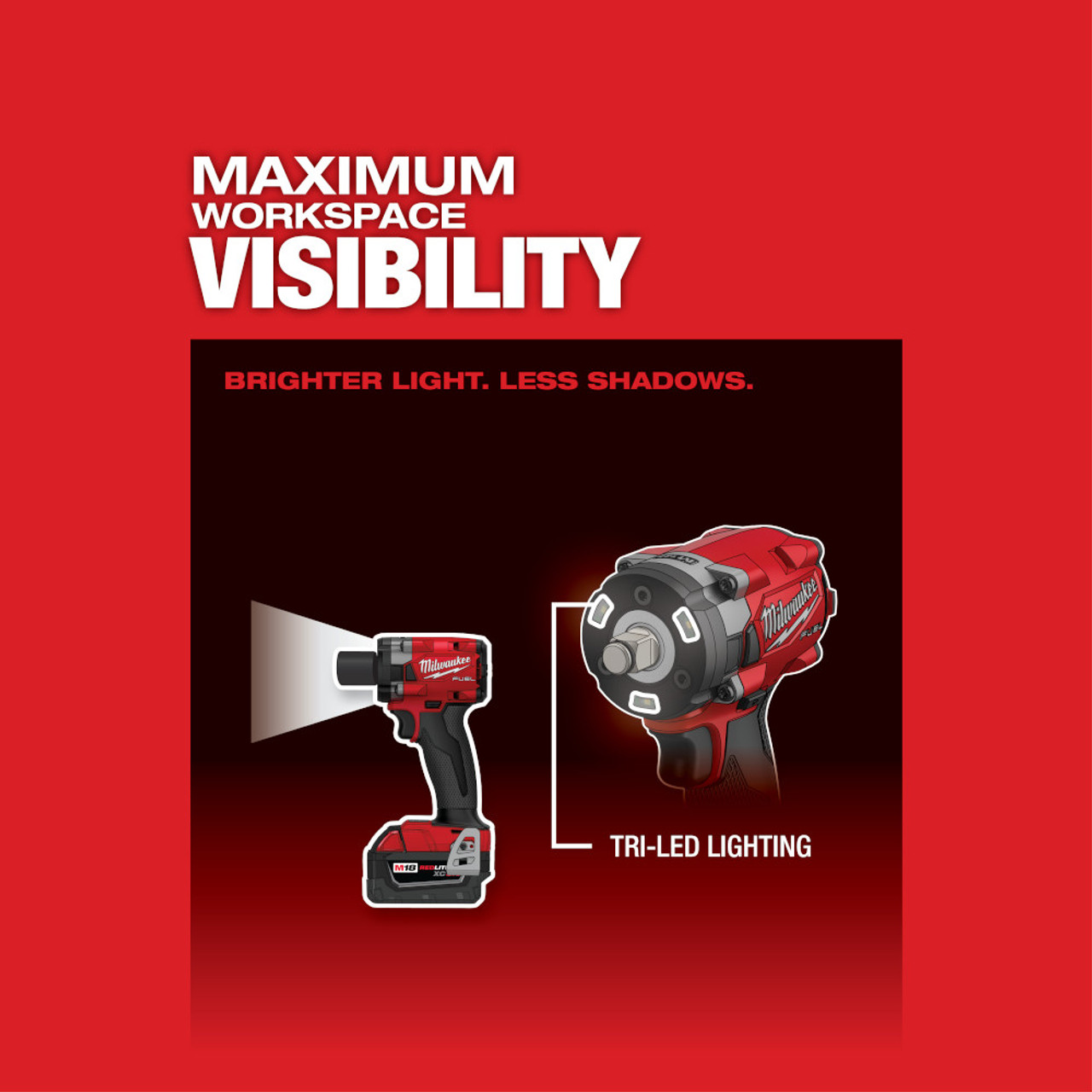 M18 FUEL 18 Volt Lithium-Ion Brushless Cordless 1/2 Compact Impact