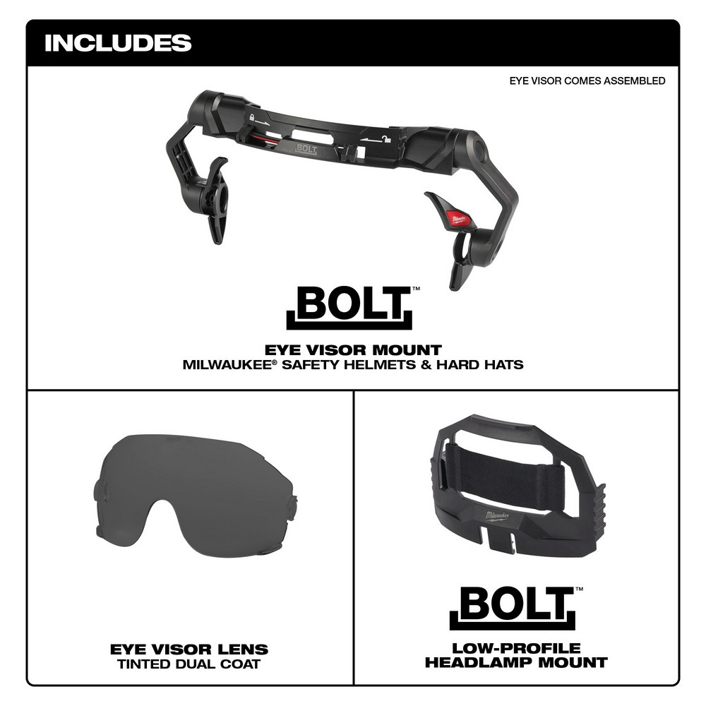 Milwaukee 48-73-2075 Over The Glasses Safety Glasses – Tinted Dual Coat Lenses – Red/Black