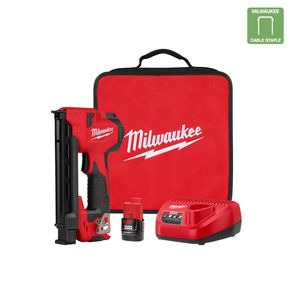 Milwaukee M12 Home Depot Brad Nailer Cordless Milwaukee Tool