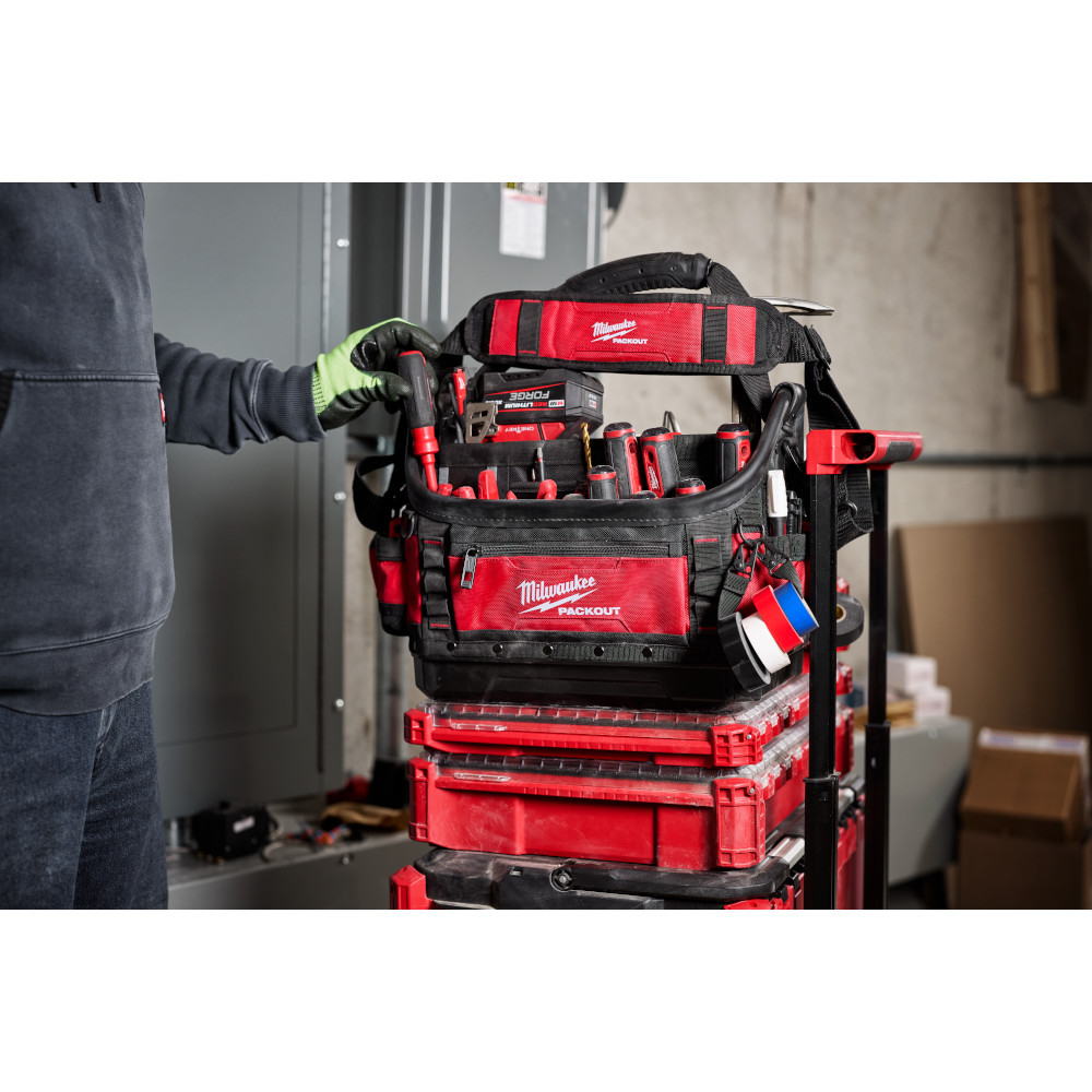 Structured Tote Milwaukee Tote Tool Bag PACKOUT 15