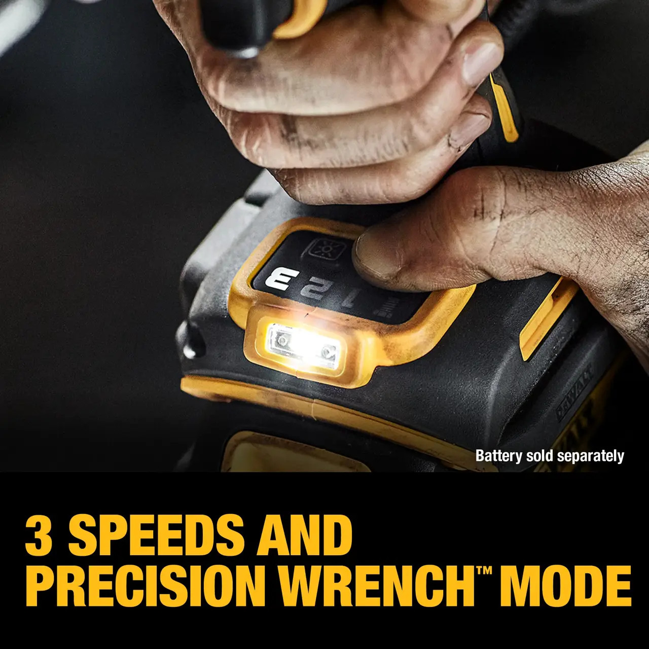 DeWalt DCF964B 20V MAX XR 3/4 inch brushless high torque impact wrench with 3 speed precision wrench mode.