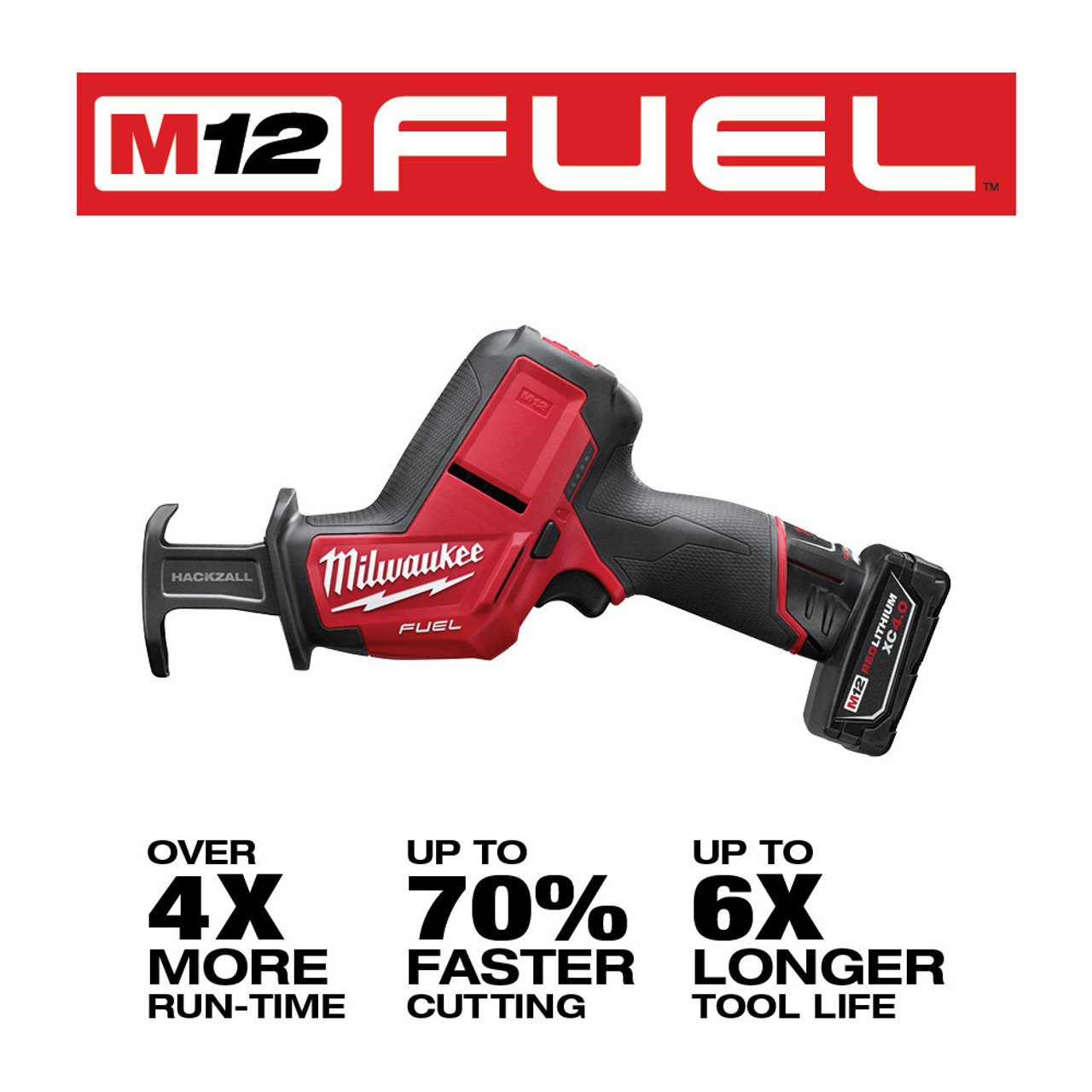 M12 FUEL 12 Volt Lithium-Ion Brushless Cordless HACKZALL Reciprocating Saw  Kit