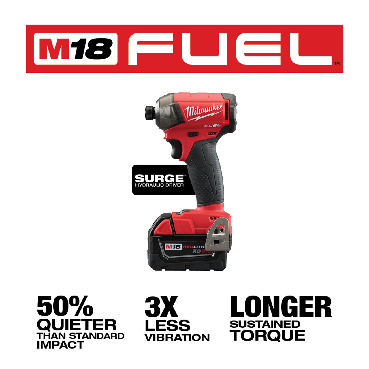 M18 FUEL 18 Volt Lithium-Ion Brushless Cordless 2-Tool Combo Kit (FUEL  Drywall Gun/SURGE Hydraulic Driver)