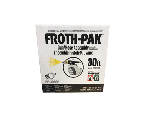 Froth-Pak 30' Gun Hose Assembly with Nozzles