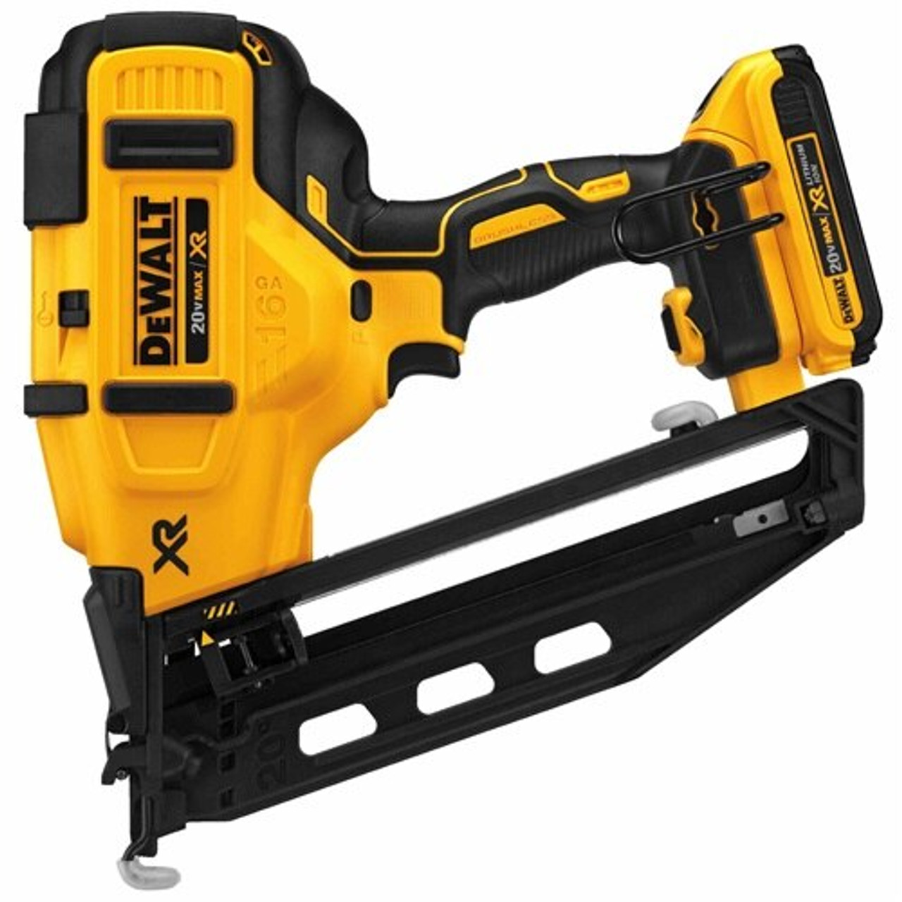 DeWalt DCN660D1 20V MAX XR 16 GA Angled Finish Nailer Kit