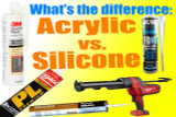 What's the Different Between Acrylic and Silicone Caulk?