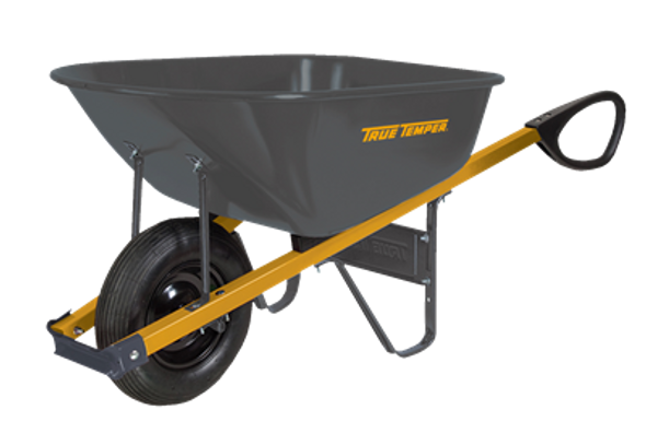 WHEELBARROW FLAT FREE TRE 6CUFT STL