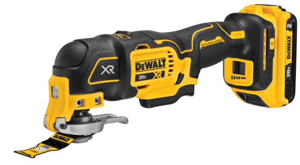 DeWalt DCS356D1 20V MAX XR brushless cordless oscillating multi-tool kit with battery.