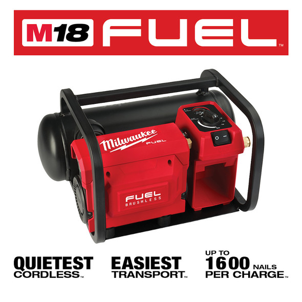 Milwaukee 2840-20 M18 FUEL™ 2 Gallon Compact Quiet Compressor