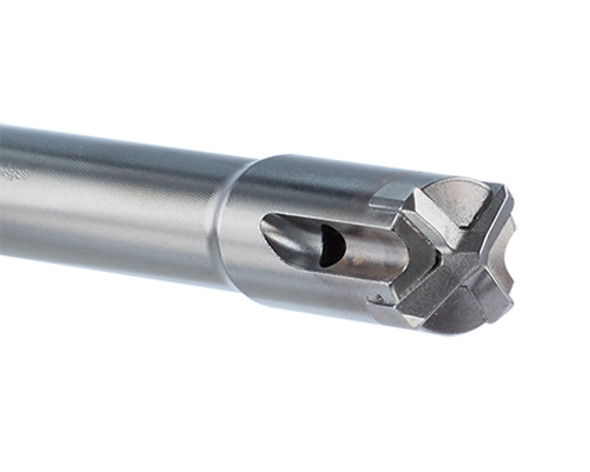 Milwaukee SDS+ Vacuum Bits - 4-cutter carbide tip for long life.