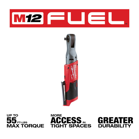 M12 12 Volt Lithium-Ion Cordless 3/8 in. Ratchet - Tool Only