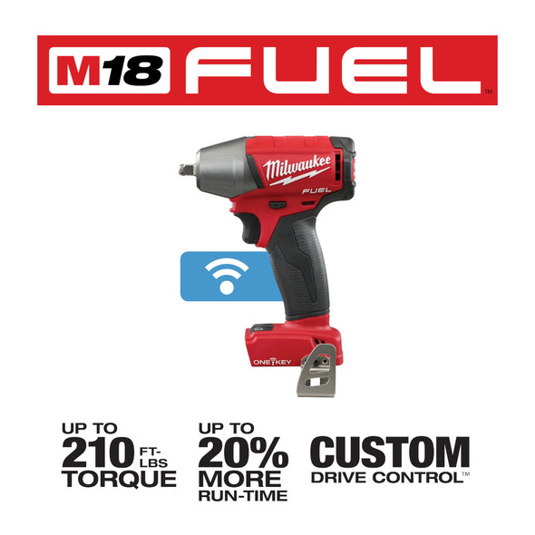 Milwaukee  2758-20 M18 FUEL™ 3/8 in. Compact Impact Wrench w/ Friction Ring with ONE-KEY™