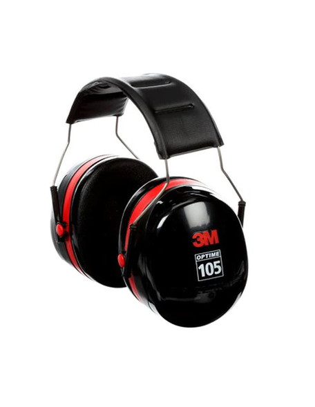 PELTOR Optime 105 Earmuffs are intended for noise levels up to 105 dBA.