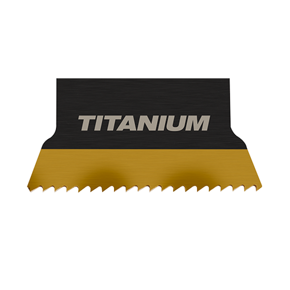 Titanium enhanced to extend blade Life