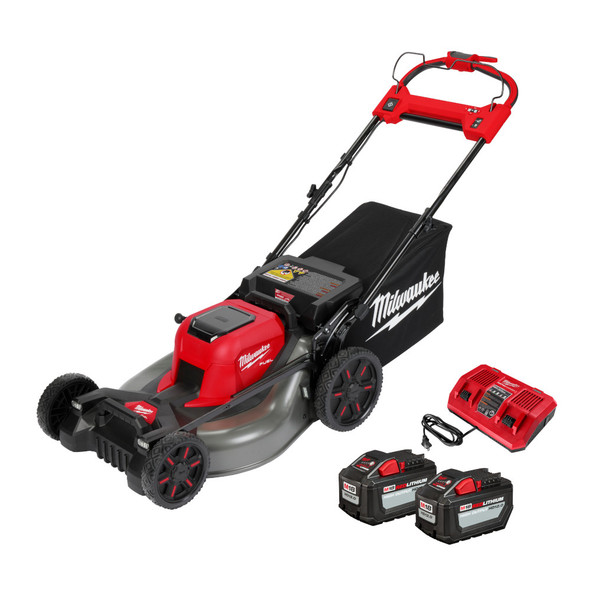 M18 FUEL 18 Volt Lithium-Ion Brushless Cordless 21 in. Self-Propelled Dual Battery Mower Kit