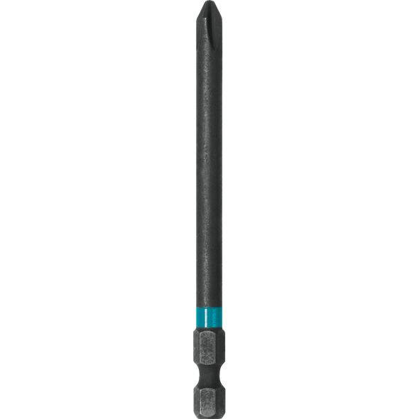 Makita's ImpactX #2 Phillips 3‑1/2″ Power Bit was designed specifically for the demands of the professional contractor.