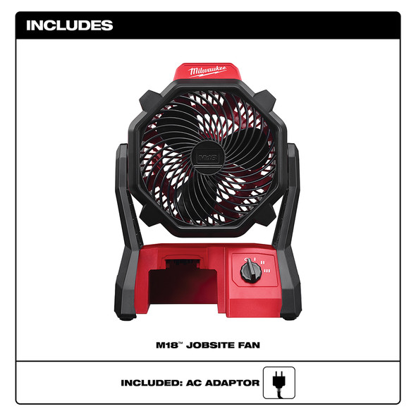 Milwaukee 0886-20 M18™ Jobsite Fan