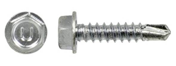 Ucan TRH 812KSS Hex Washer Head Extra Drill Capacity #8-18 x 1/2" TEK Screw - Ruspro Coated - Jug