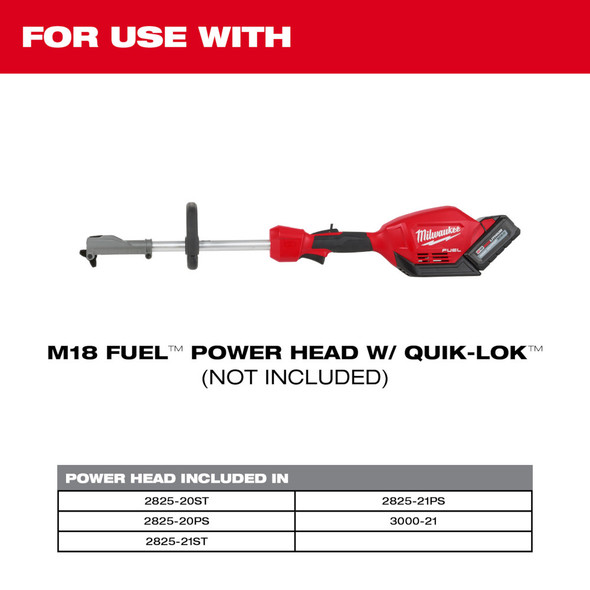 Milwaukee 49-16-2740 M18 FUEL™ QUIK-LOK™ Rubber Broom Attachment