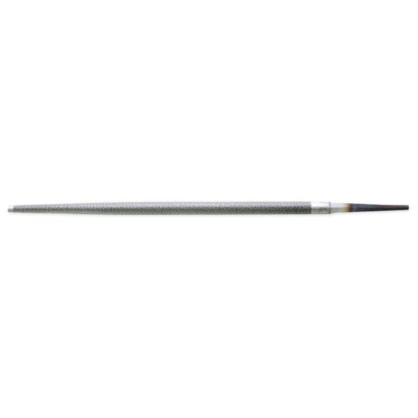 Nicholson 11904 8-inch round bastard cut hand file for metal shaping and sharpening.