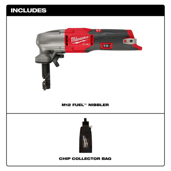 Milwaukee 2476-20 M12 FUEL™ 16 Gauge Variable Speed Nibbler