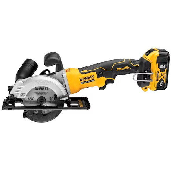 DeWalt DCS571P1 ATOMIC 20V MAX* Brushless 4-1/2 in. Cordless Circular Saw Kit