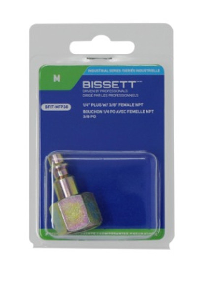Bissett Plug Nipple 1/4"-3/8" Female NPT