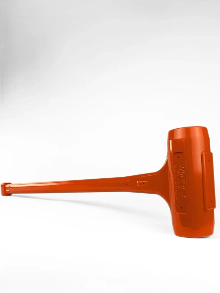 Impact Poly IMP10LB 10 lb dead blow sledge hammer with orange non-marring head and long handle.