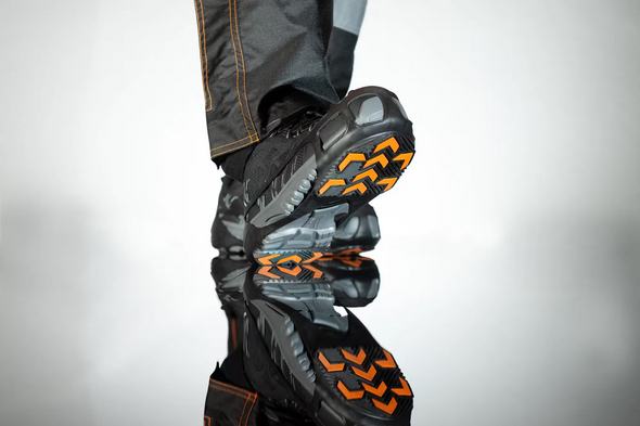 The Spikeless Traction Aids are designed for workers that frequently transition from outdoor to indoor surfaces or working.