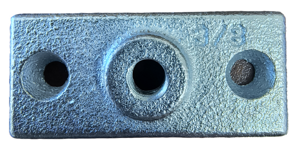 For attaching a hanger rod to beams or ceilings.
