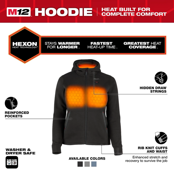 Whether facing freezing outdoor temperatures or navigating spaces with minimal heat indoors, this hoodie adapts to its environment to deliver effective heat in any condition.