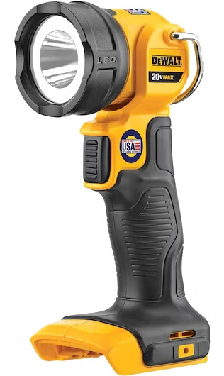 Dewalt Dcl040 20V Led Work Light Side.