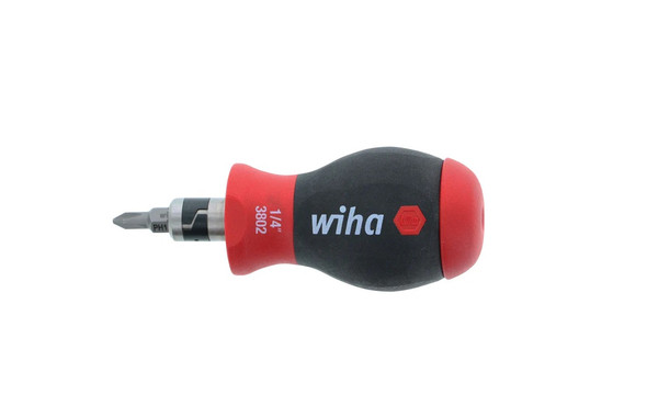 WIHA Tools 38090 14inOne SoftFinish Stubby Multi-Bit Driver