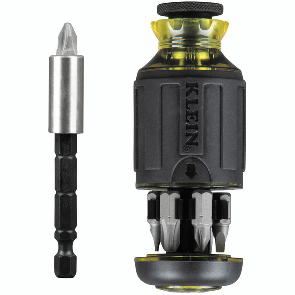 8-in-1 Multi-Bit Adjustable Length Magnetic Stubby Screwdriver