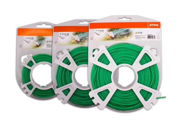 STIHL 0000 930 2335 premium round trimmer line .080 inch diameter 50 foot handy pack green replacement line spools.