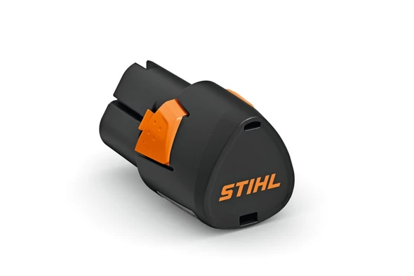 STIHL EA024006502 AS 2 lithium-ion battery delivering compact, lightweight power for STIHL AS System cordless tools used in lawn care, pruning, and landscaping applications.