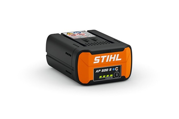 STIHL EA014006502 AP 500 S lithium-ion battery for the STIHL AP System, delivering high-capacity power, long runtime, and professional-grade performance for cordless outdoor equipment.
