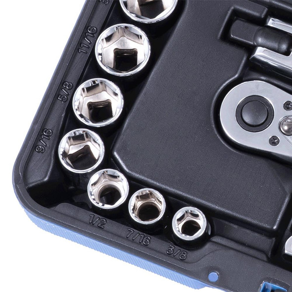 Close-up of the JET 6-point socket interior showing the flat-contact geometry designed to prevent fastener rounding.