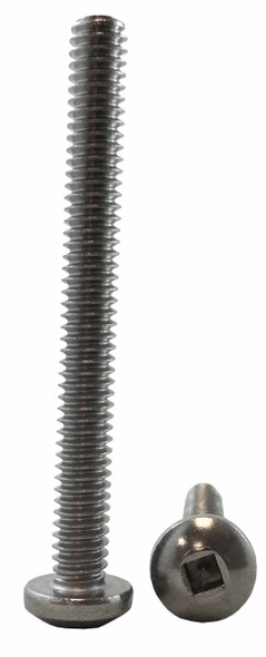 Machine Screw #14-20 x 1" - Round Head Robertson - Stainless Steel