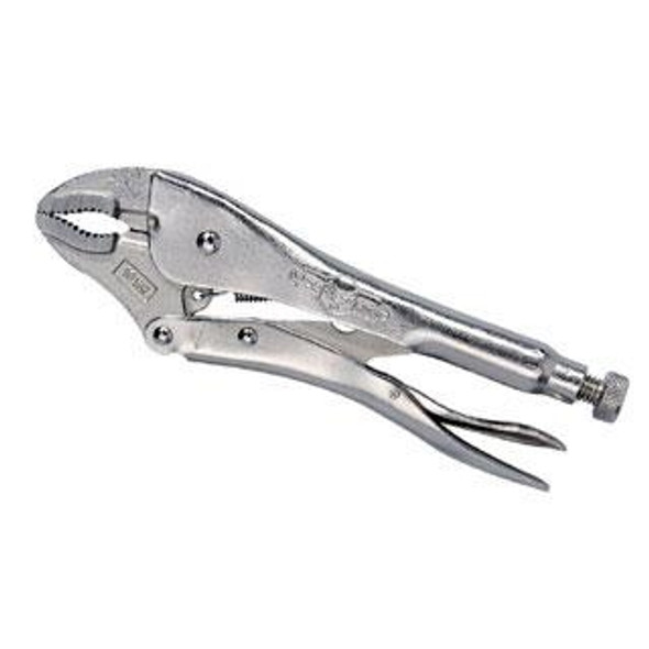 4" Curved Jaw Locking Pliers with Wire Cutter