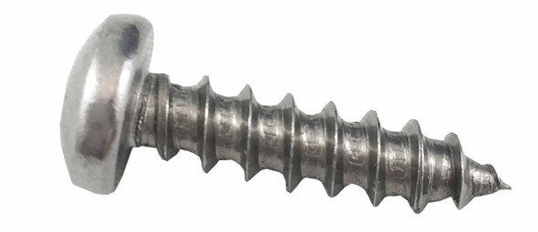 #10 x 3/4" Pan Head Square Drive Type A Screws - Stainless Steel