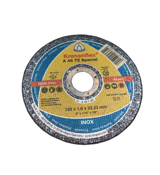 Klingspor 5" x 1/16" x 7/8" Kronenflex Cutting Wheel