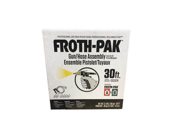 Froth-Pak 30' Gun Hose Assembly with Nozzles