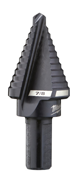 #7 Step Drill Bit, 7/8 In. Single H